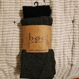 💛 2pk Fleece-lined leggings L/XL